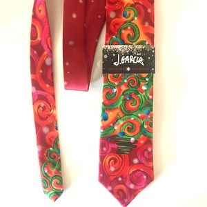 NWT Jerry Garcia Christmas necktie